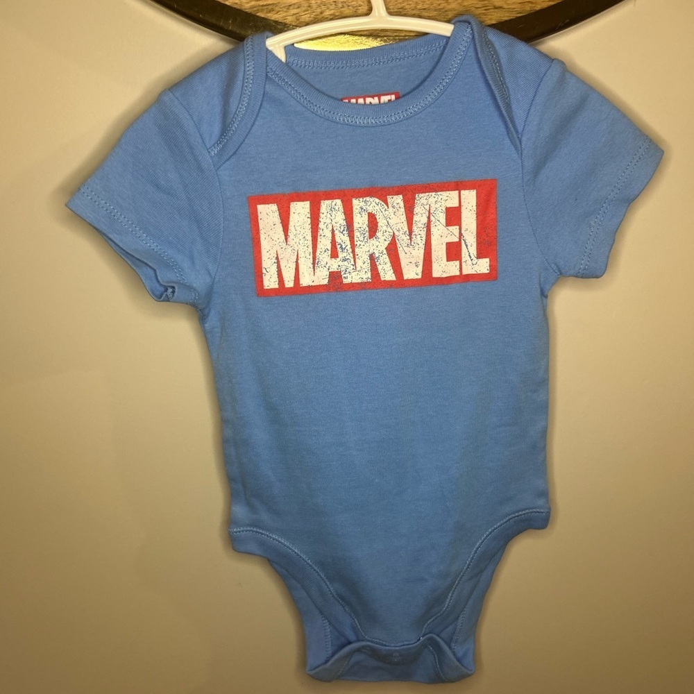 Marvel Light Blue Infant Apparel